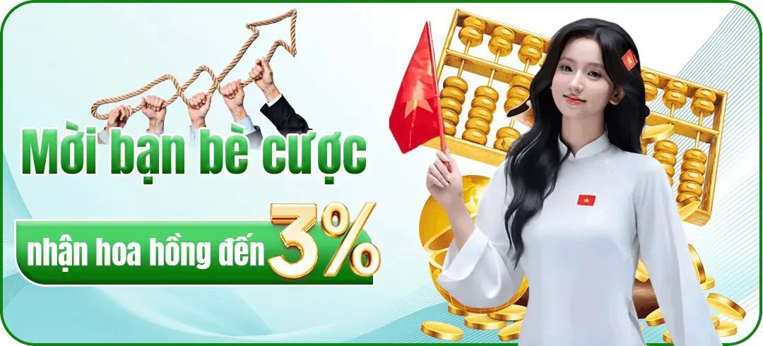 98vvh.casino mời bạn bè nhận hoa hồng 3%